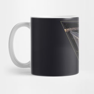 Bat Occupying Golden Triangle- occult goth aesthetic Mug
